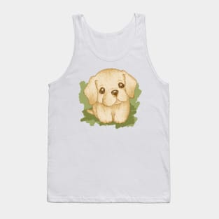 Cute Labrador Retriever Puppy Tank Top